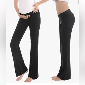 Alina Mae Maternity Women Pant Stretchy black size medium new